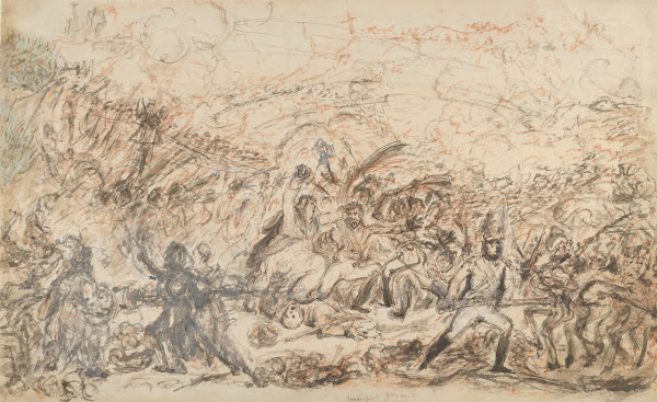 Spanish Patriots Attacking the French Banditti  Loyal Britons Lending a Lift 180