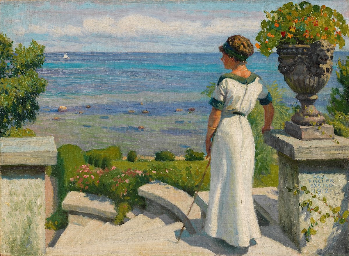 On the terrace 1912