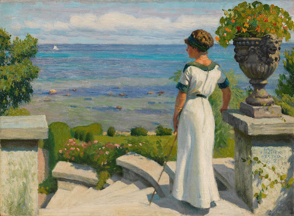 On the terrace 1912