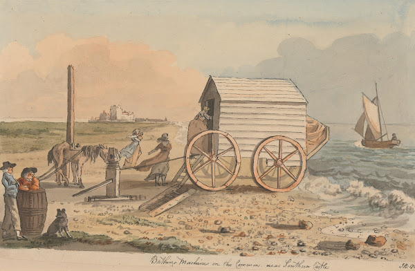 Bathing Machine on the Common near Southsea Castle 1788