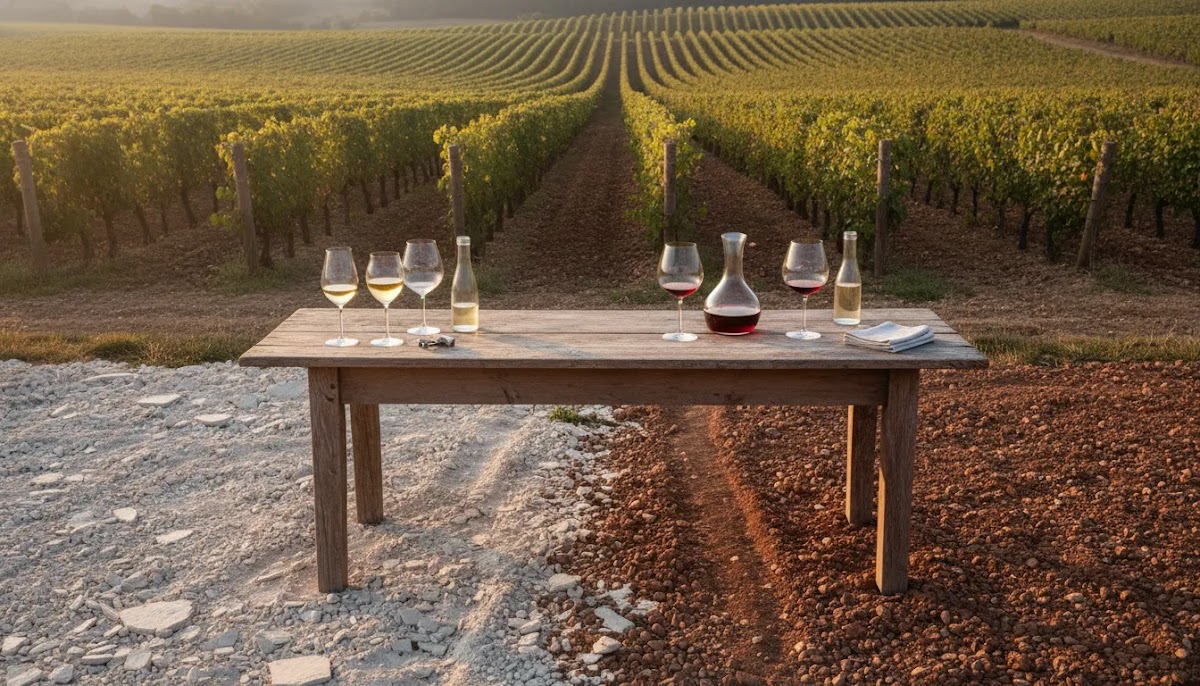 Best Burgundy vintages vineyard landscape evoking Chablis and Côte d'Or terroir