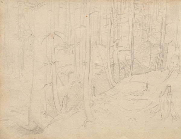 Album with Views of Rome and Surroundings Landscape Studies page 01b Roman Lands