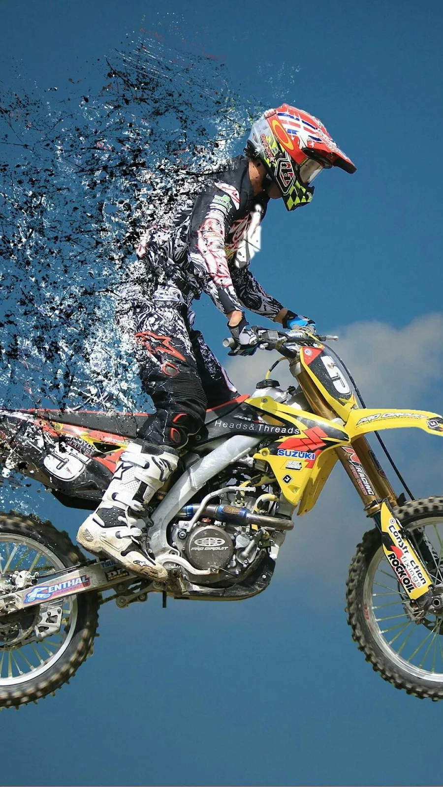 A Cool Freestyle Motocross, Motorcycle, Motocross, Motorcycle Stunt Riding, Motorcycling Full HD iPhone Wallpaper for Free Download in High Quality [1080x1920]