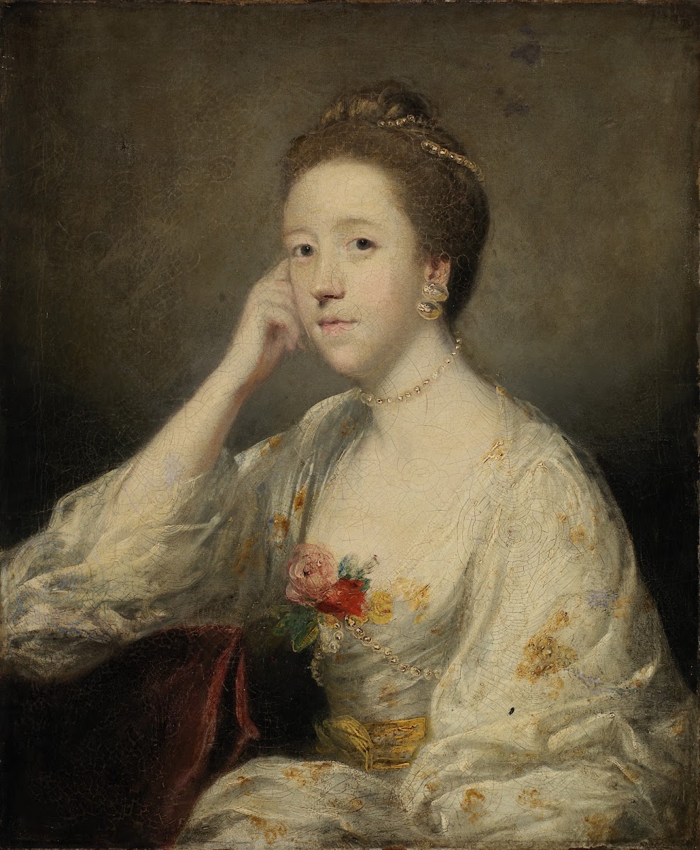 Portrait of a Lady in White ca 1762 1764