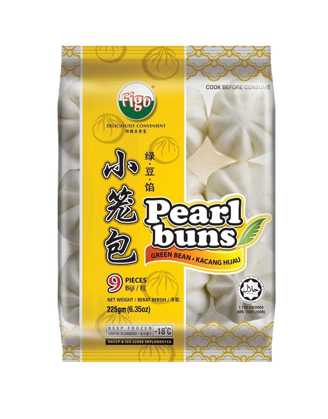 Figo Pearl Buns Green Bean