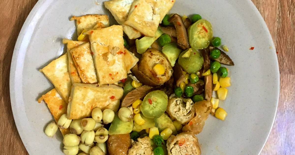 Đậu phụ sốt chua ngọt