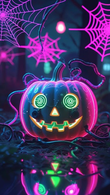 Neon Pumpkin Picture