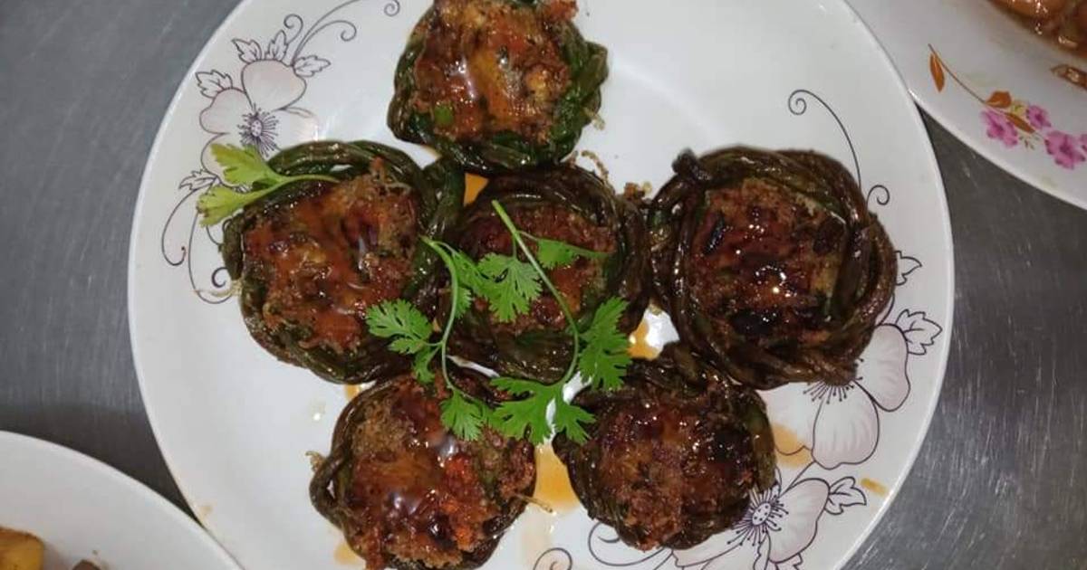 Chả đậu hoa sốt cay
