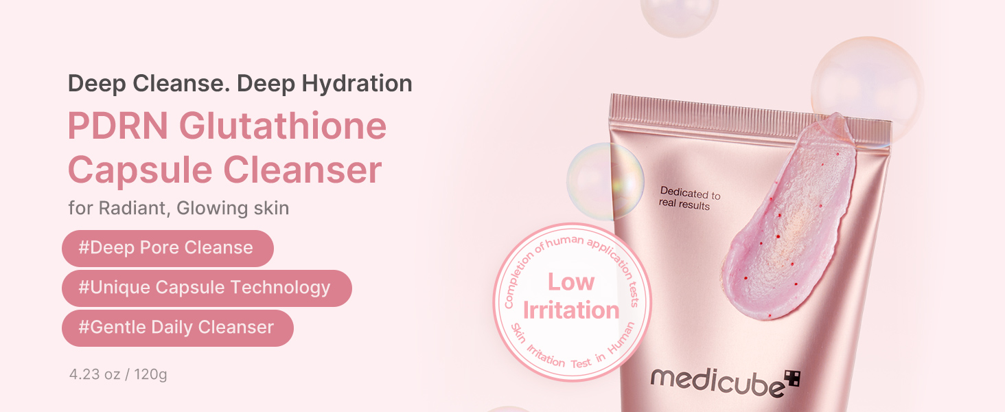 Medicube PDRN Pink Glutathione Cleanser