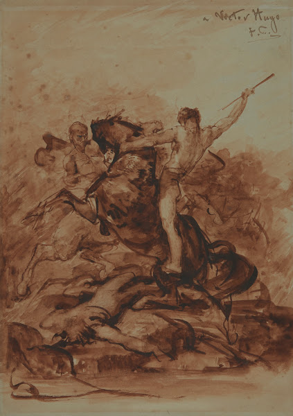 Sans titre Etude pour la batailles de Cannes 1862 1863