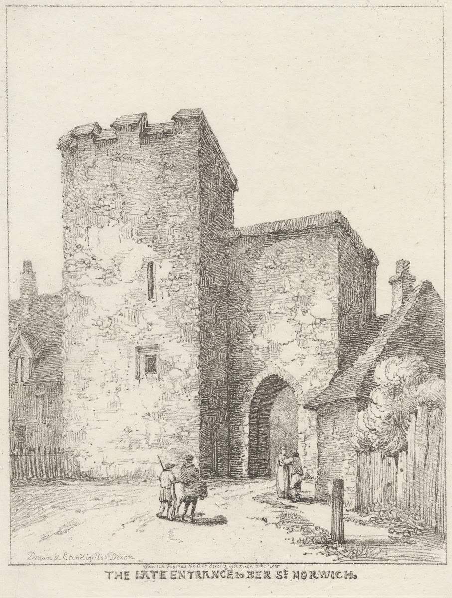 The Late Entrance to Ber Street Norwich 1810