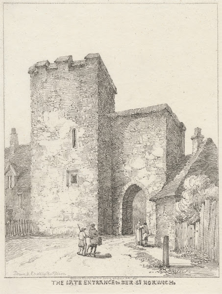 The Late Entrance to Ber Street Norwich 1810