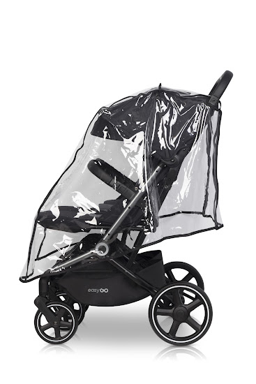 Stroller for twins Easy-Go Echo 2024 black
