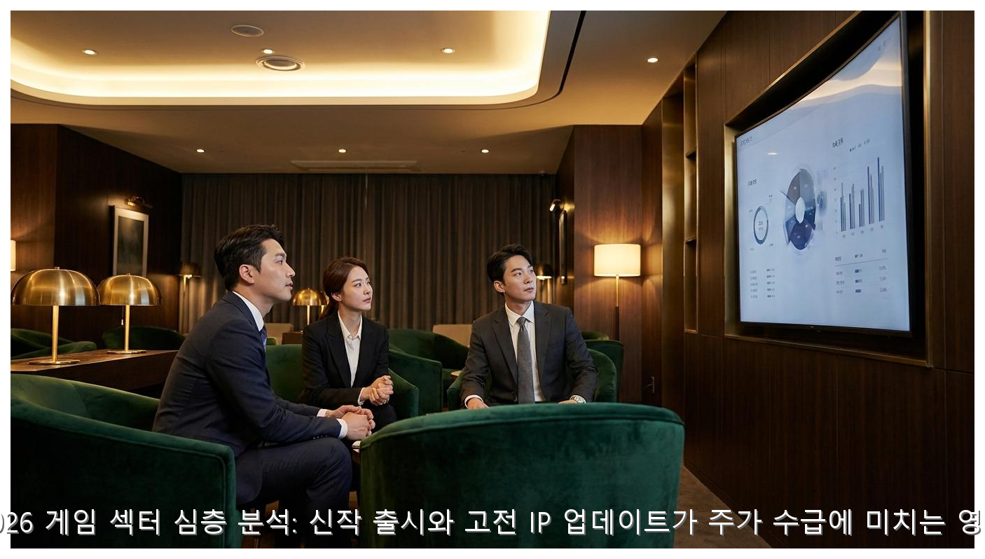 2026 게임 섹터 심층 분석: 신작 출시와 고전 IP 업데이트가 주가 수급에 미치는 영향 핵심 안내 및 분석 인포그래픽 (3)
