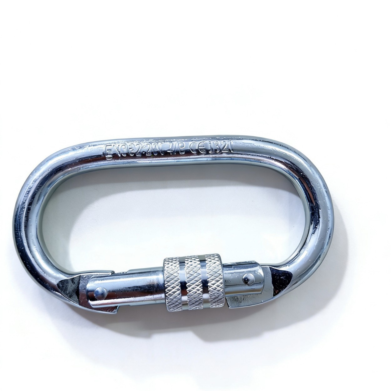 Stahlkarabiner für Klettern, 25 KN
