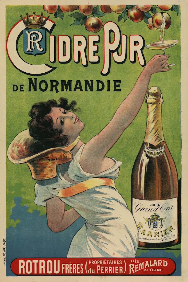 Cidre pur de Normandie Rotrou frères propriétaires du Perrier 1899