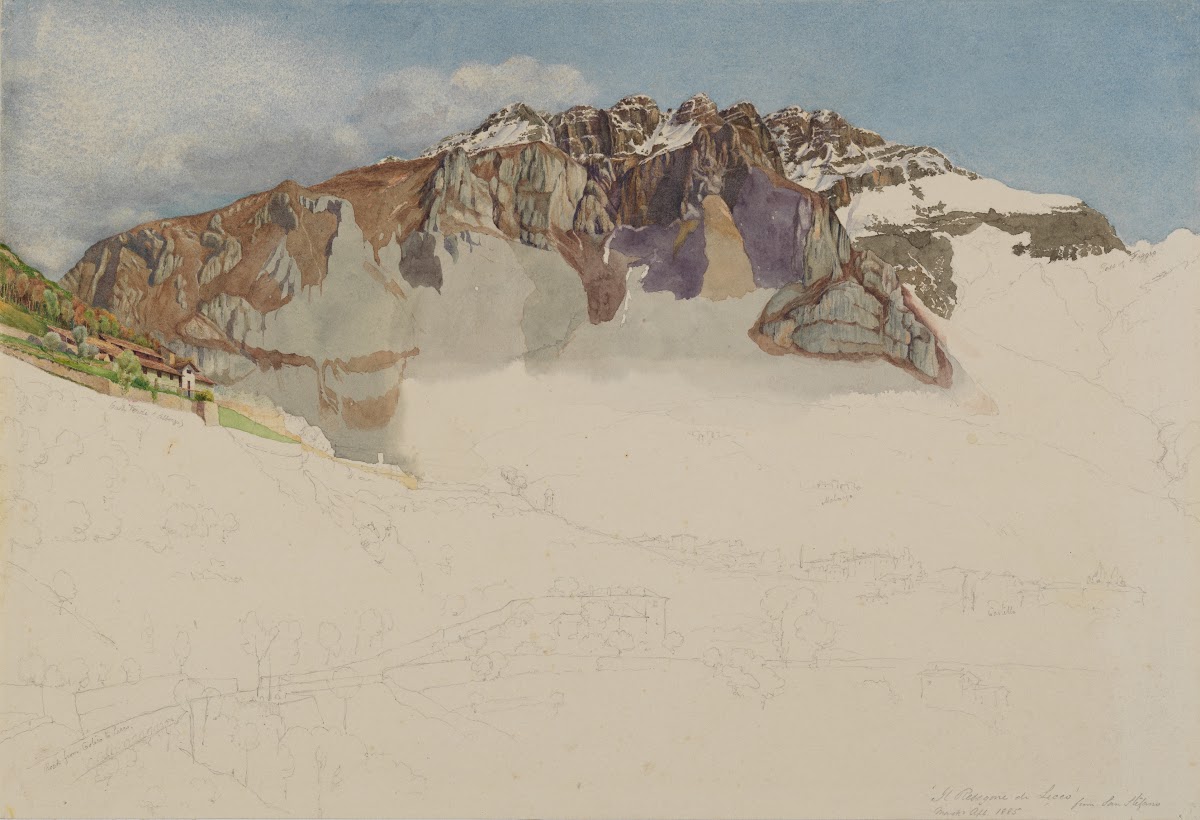 Mountainous Landscape In Italy  Il Resegone 1885