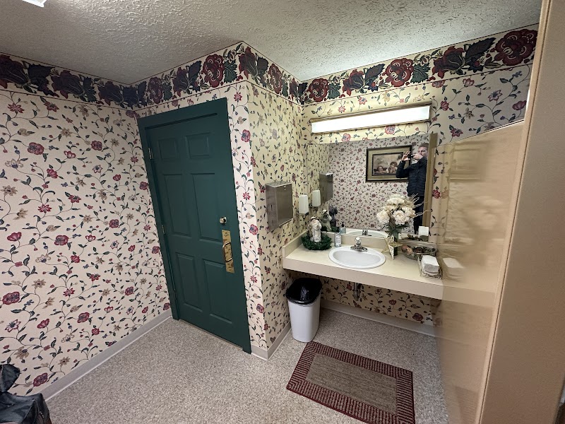 Yardley Clubhouse, wallpaper removal and wall repair — view 1