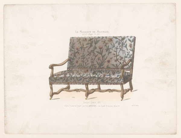 Canapé Louis XIII 1832   1904