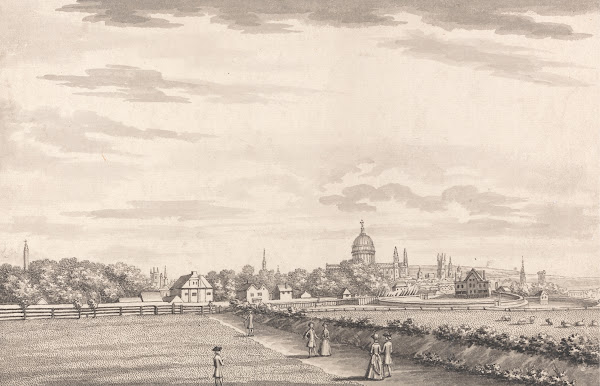 London a View toward the City and St Pauls from the North West