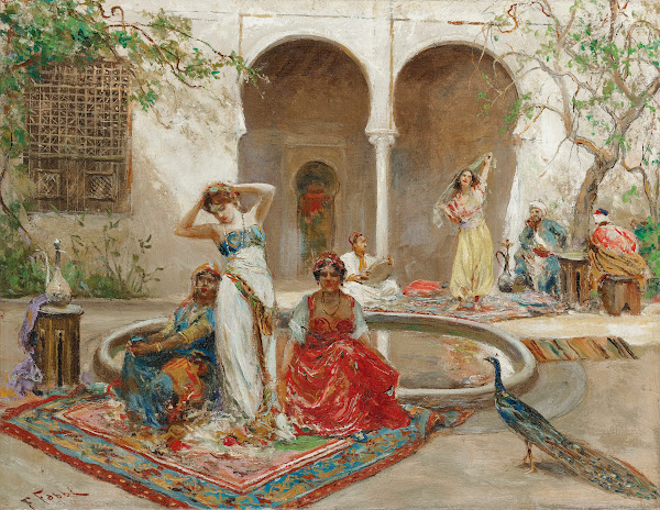 Dancing In The Harem Courtyard