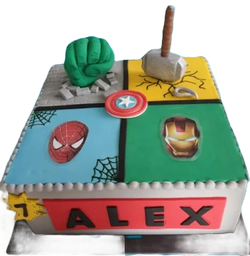 Avengers Birthday Cake CB-NC264