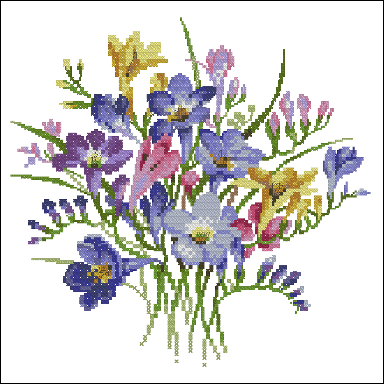 CMP VP716 Freesia Posy