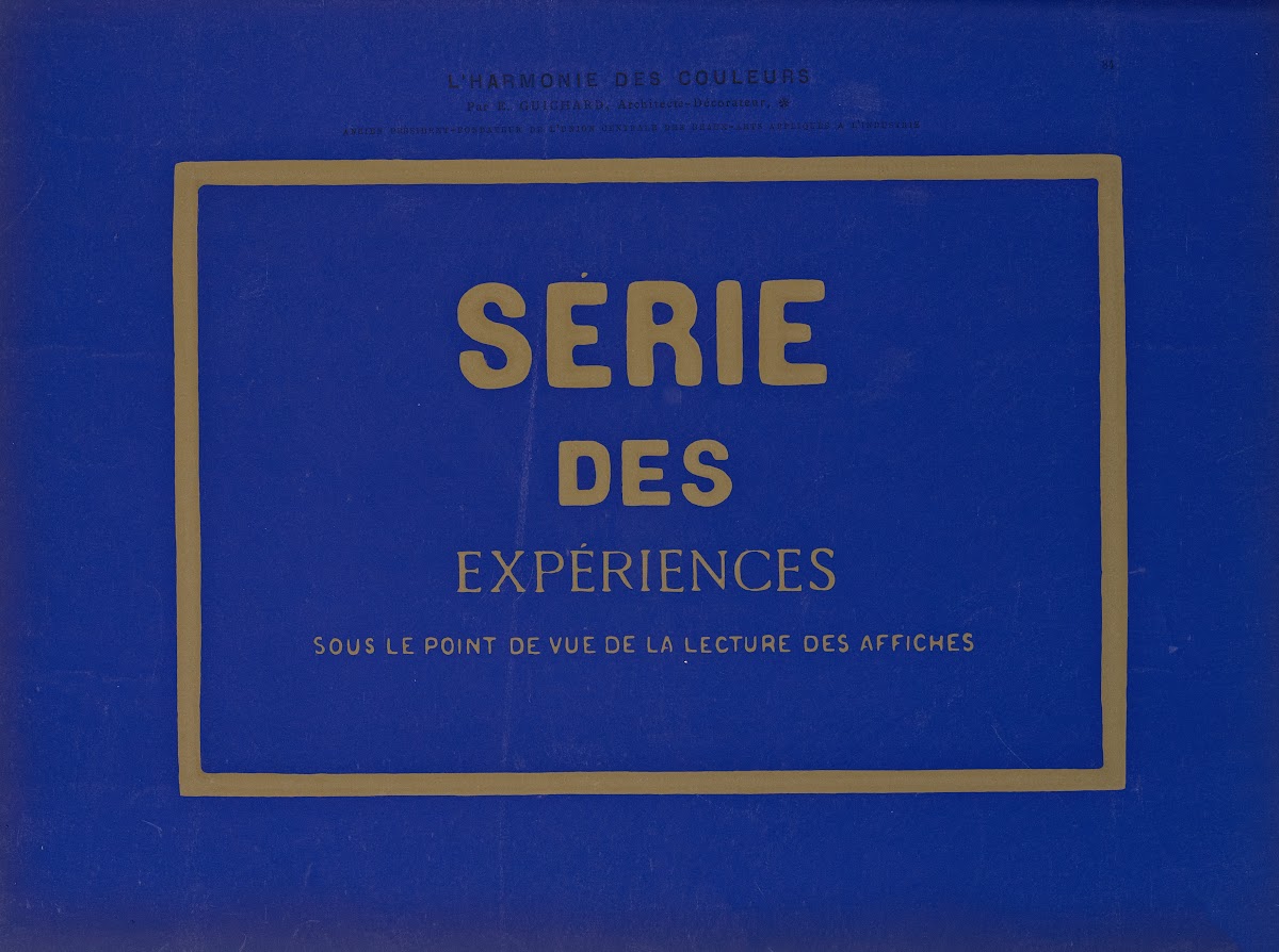 Lharmonie des couleurs  Pl146 1880