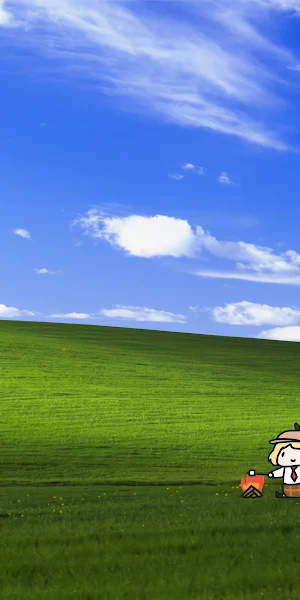 Windows XP, Gawr Gura, Hololive, Cute 4K Wallpaper Background