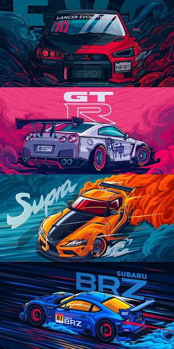 Supercars Digital Art Picture