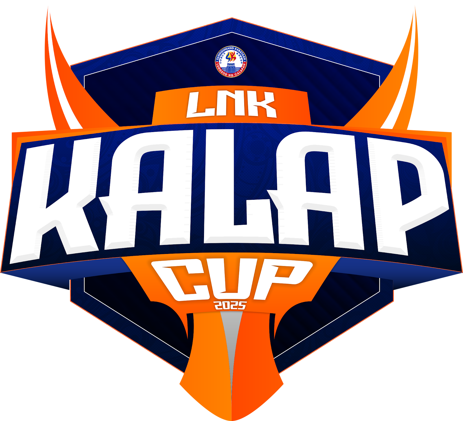 Lnk Kalap Cup Logo Textured — Logo Design
