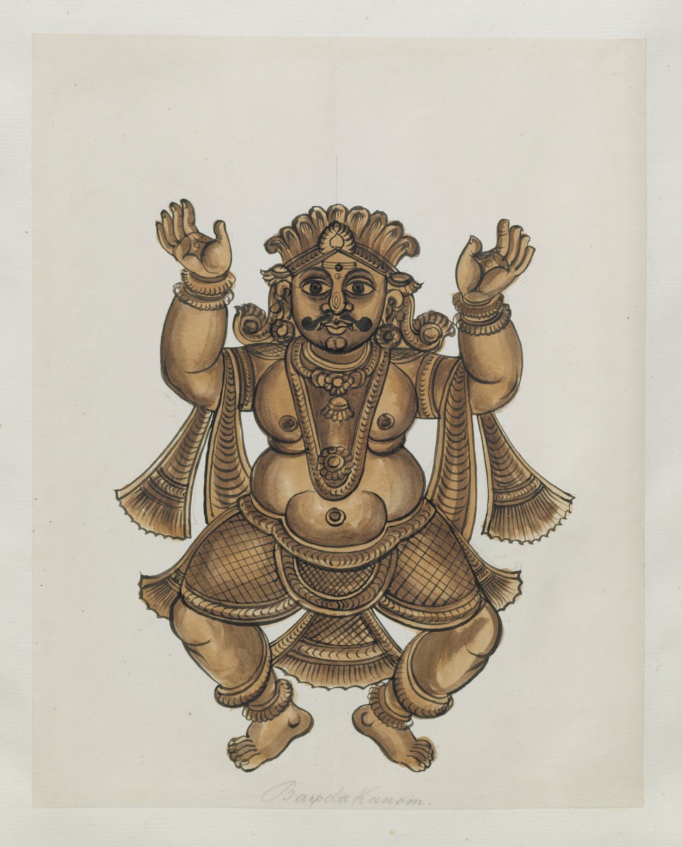 Paintings from the Chidambaram Shrine Pl027 1820 1830