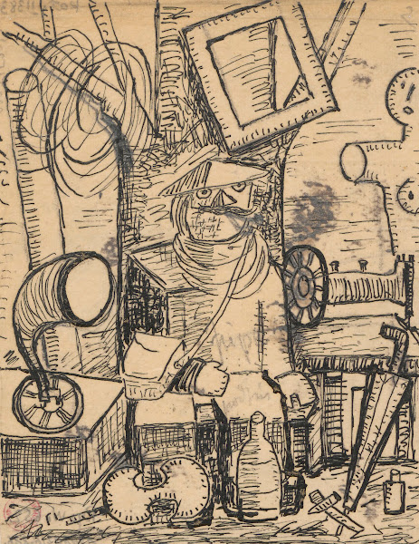 Antykwariusz rysunek wersji ostatecznej 1930