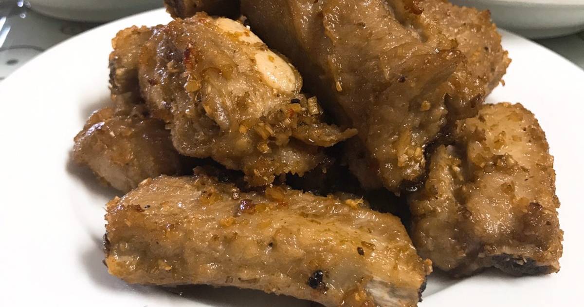 Sườn chiên muối sả