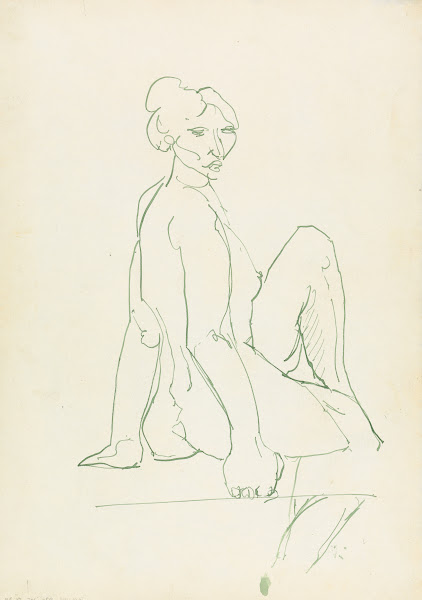 Seated Female Figure 2 1910   1915