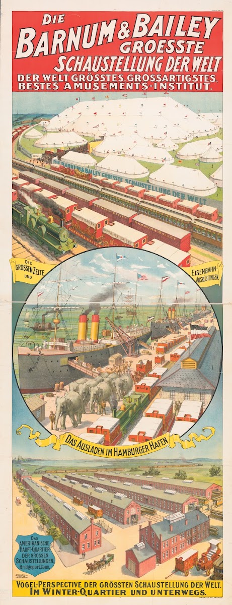 Die Barnum  Bailey Groesste Schaustellung Der Welt  Vogel Perspective Der Grosst