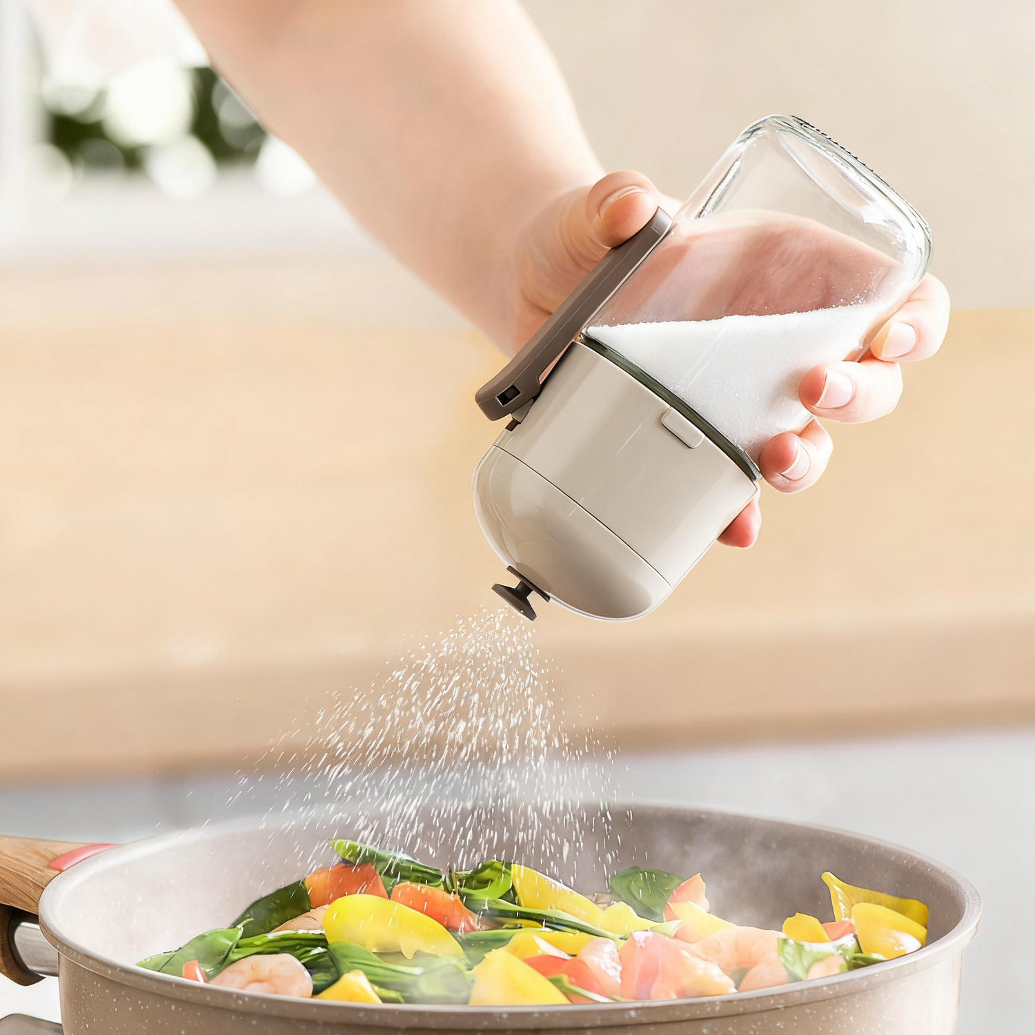 Dosing Salt Shaker with Closure