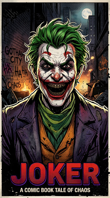 The Joker Comic Book Tale of Chaos - Free mobile Wallpaper