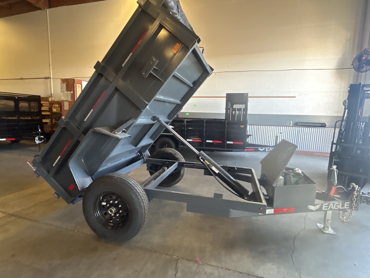 TSED50824SA5 5' X 8' Eagle Dump Single Axle 7K