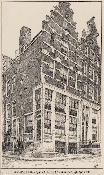 Hoekhuis aan de Korte Prinsengracht 20th century