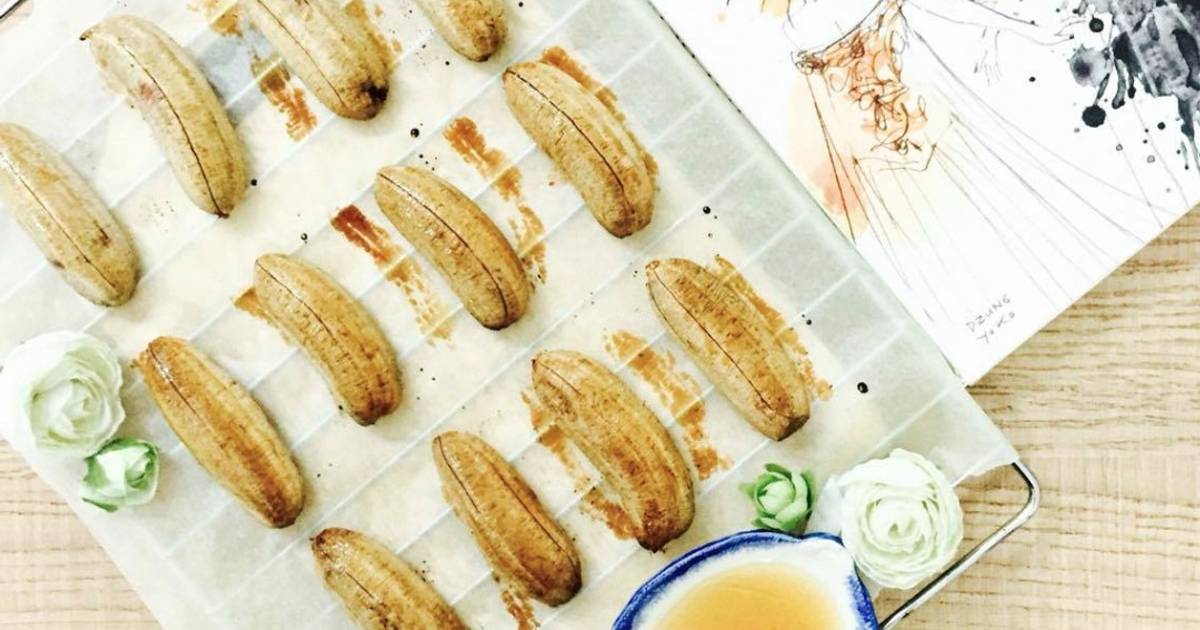 Chuối nướng mật ong