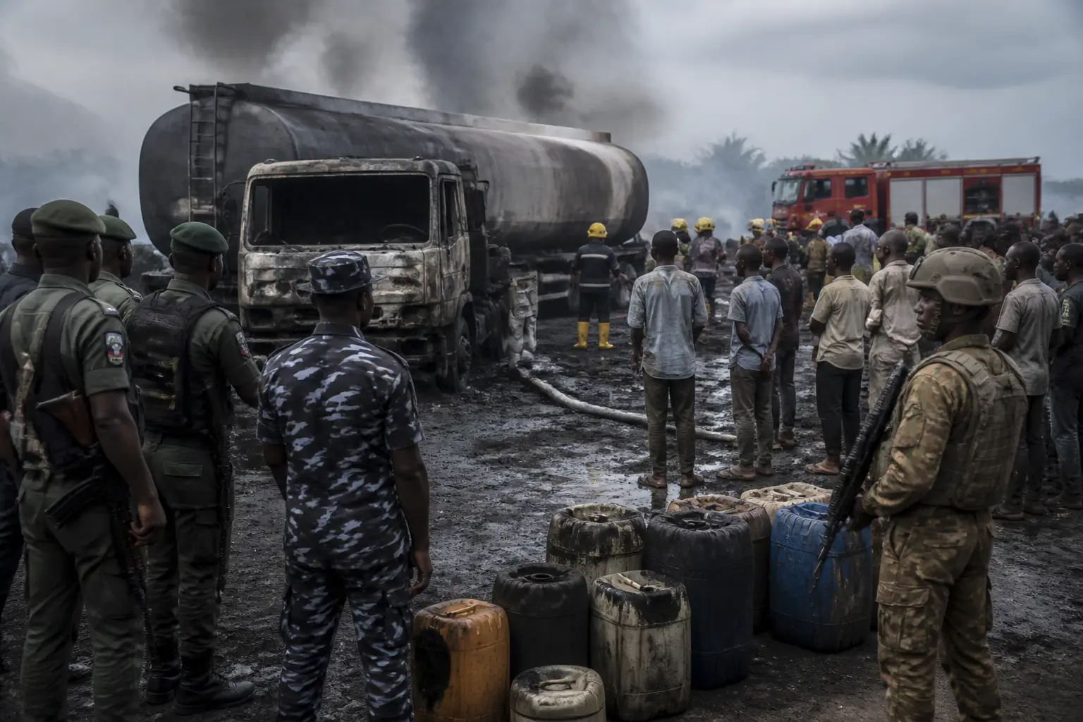 Editorial image for At least 37 killed by toxic fumes during alleged petrol theft in Nigeria