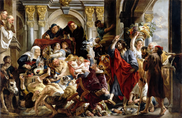Jesus Driving The Merchants From The Temple 1645 50