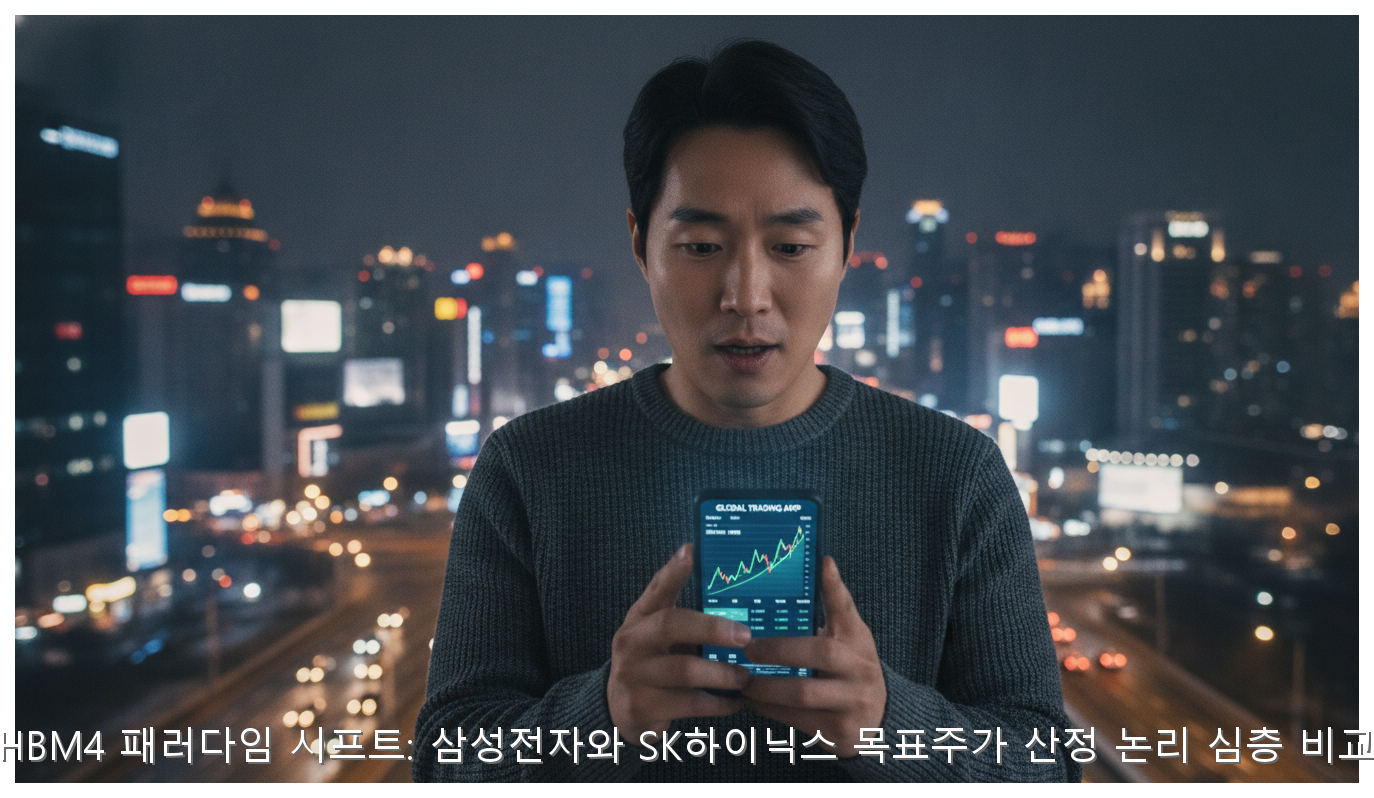 HBM4 패러다임 시프트: 삼성전자와 SK하이닉스 목표주가 산정 논리 심층 비교 핵심 안내 및 분석 인포그래픽 (8)