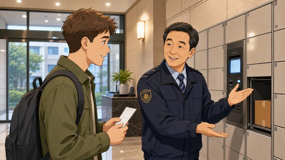 Korean Parcel Locker Phrases for Apartment Life