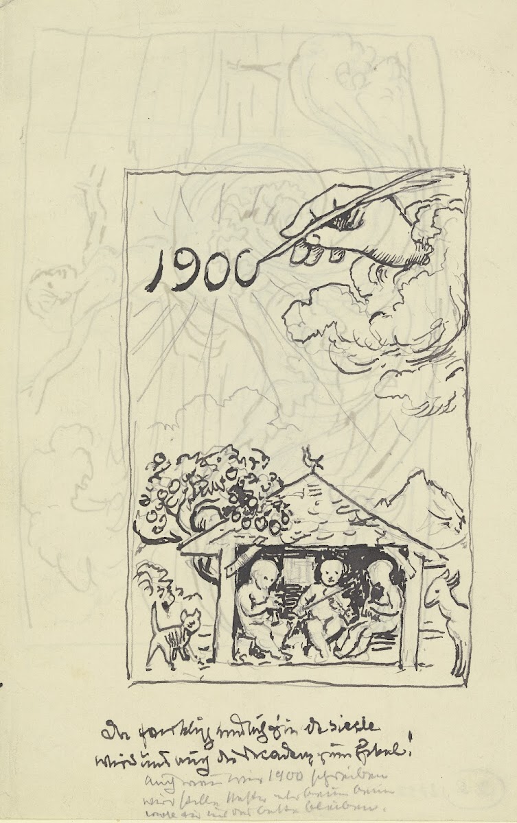 New Years Day 1901 ca 1900