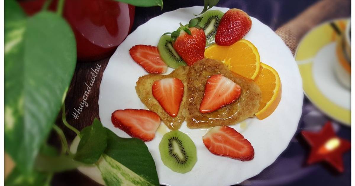 #cleaneating Pancake yến mạch với hoa quả và mật ong 🥝🍯🍓