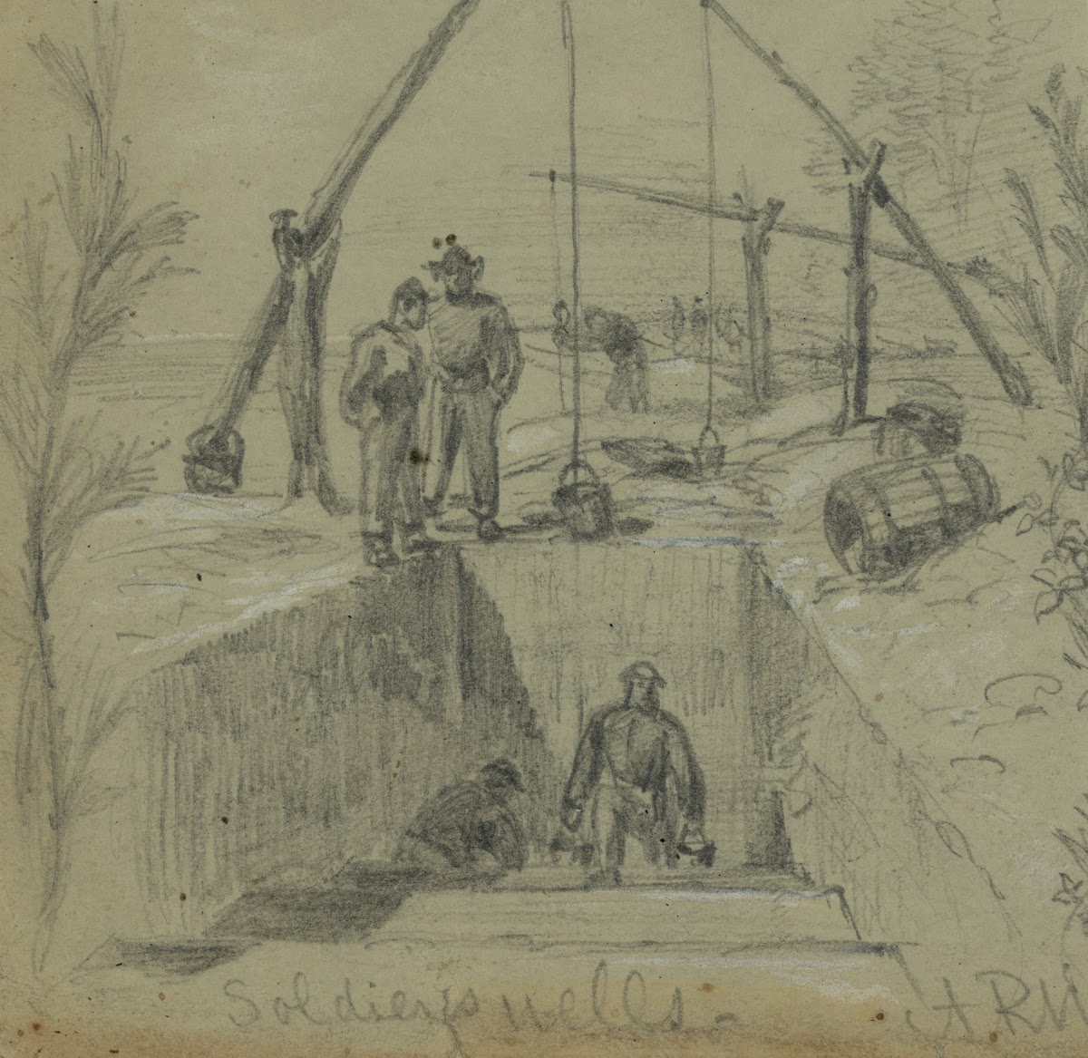 Soldiers wells 1864