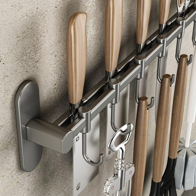Stainless Steel Hook Strip for Kitchen Tools