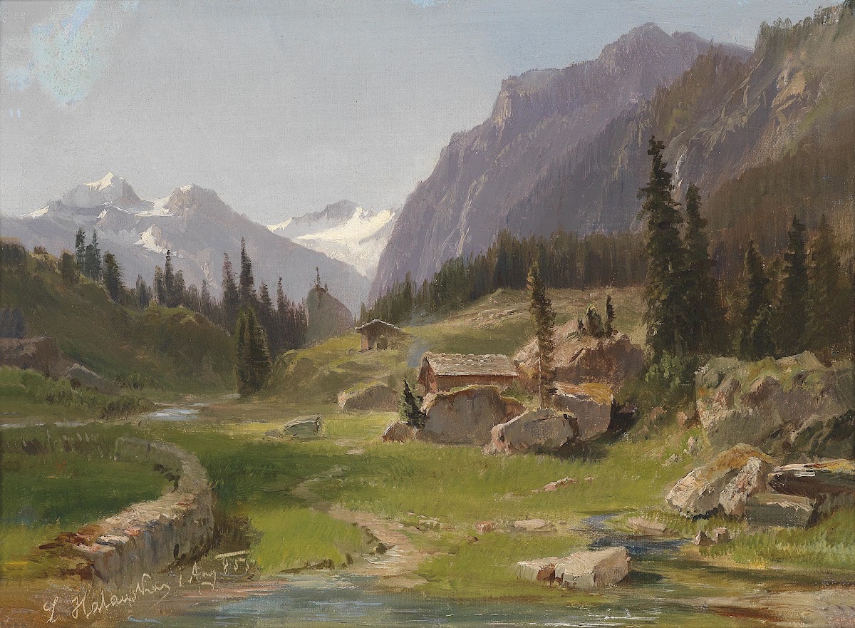 Gebirgslandschaft 1855
